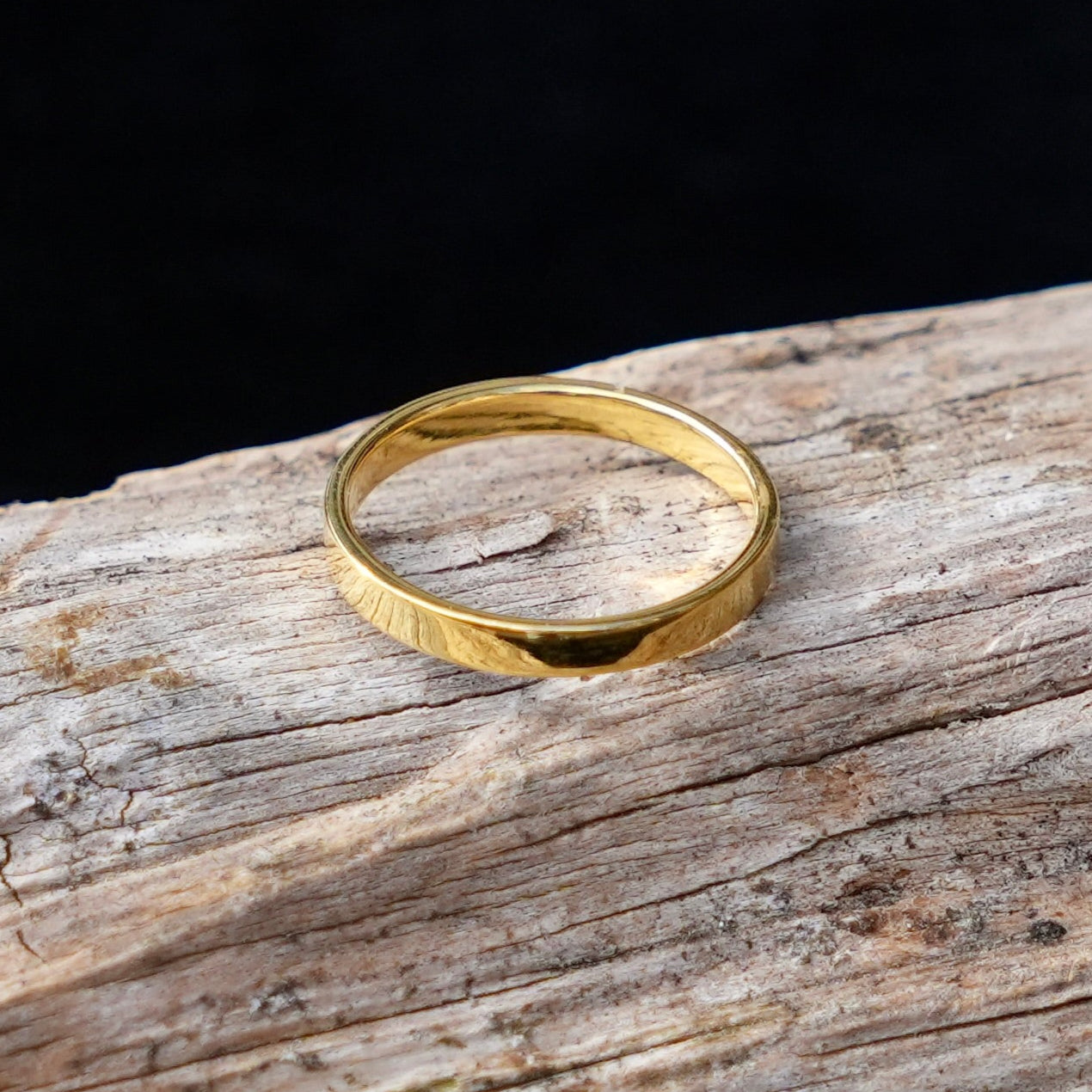 goldplated stapelring